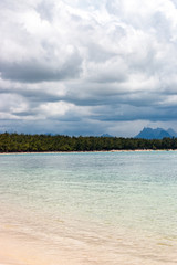 landscape with sea and blue sky