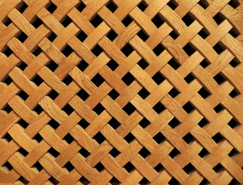 Wooden lattice texture