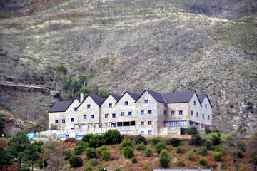Fototapeta na wymiar Inatel, Piodao is a traditional shale village in the mountains, remote village in Central Portugal