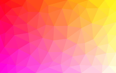 Light Multicolored low poly background, abstract crystal texture, polygon design vector illustration