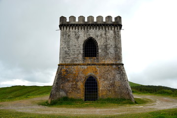 Fototapeta na wymiar Castelo Branco Viewpoint, Sao Miguel island, Azores
