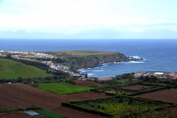 Fototapeta na wymiar Porto Formoso, Sao Miguel island, Azores