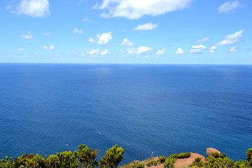 Near Lighthouse of Ponta da Ferraria, Sao Miguel, Azores, Portugal