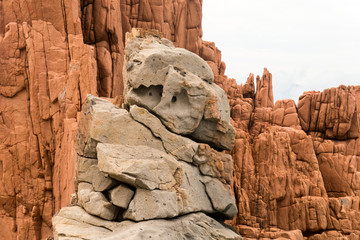 Porphyrfelsen von Arbatax - Felsen auf Sardinien