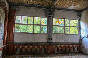Ruines de Beelitz-Heilstätten Lieu perdu Berlin Brandebourg  