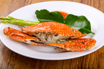 Boiled crab