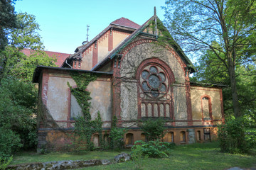 Fototapeta na wymiar Ruins of Beelitz-Heilstätten Lost place Berlin Brandenburg;