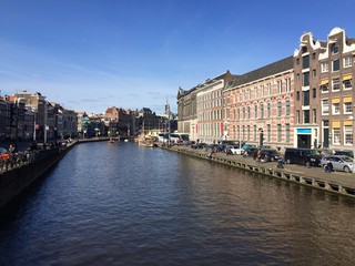 Naklejka premium Amsterdam Canals