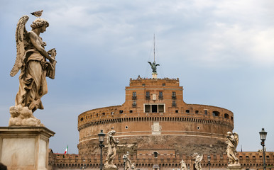 Mausoleum of Hadrian - Castel Sant Angelo in Rome, Italy