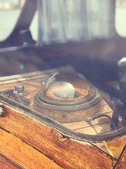 Old boat Compass