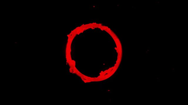 Frenetic Ring Animation [4K Loop] (Red)