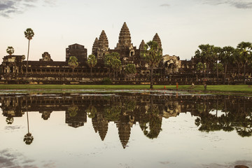 Fototapeta na wymiar Templo de Angkor Wat