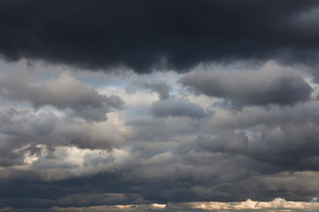 Fototapeta na wymiar Natural backgrounds: stormy sky