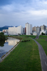 豊平川の風景