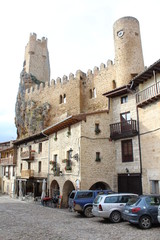 castillo de los duques de frias en ciudad de frias,las merindades,burgos,castilla y leon,españa
