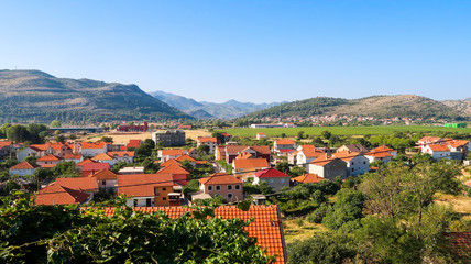 View of Trebinje City in Bosnia and Herzegovina From the Top of the Hill