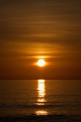 sunrise over the sea