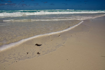 beach and cloudy sky in Cuba