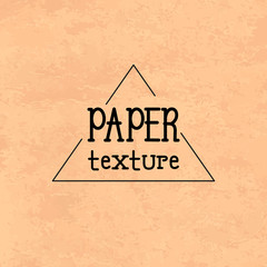 Brown paper cardboard texture. Vector texture for design works.