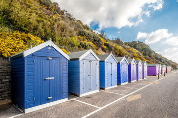 Storage beach huts