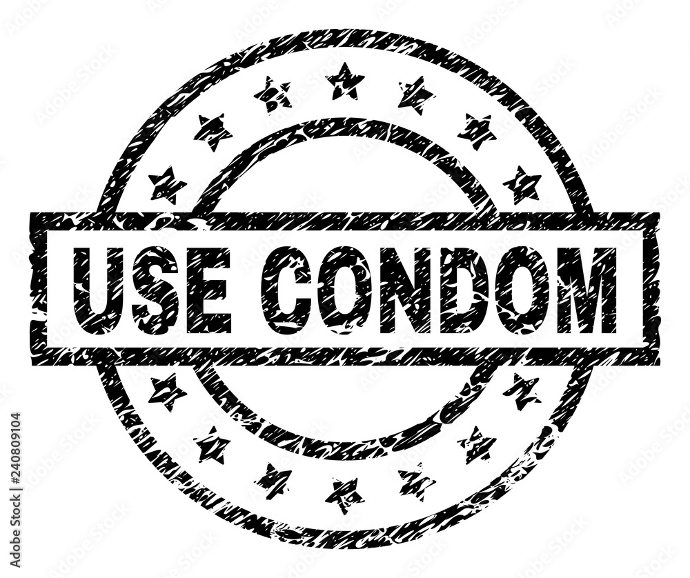 Canvas Prints use condom stamp seal watermark with distress style. designed with rectangle, circles and stars. bla