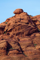 landscape,southern utah,red rocks,desert,sagebrush,mountains,rocks,blue sky