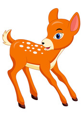 Obraz premium Cute deer cartoon
