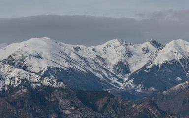 Landscape of the South of France, French Alps, Natural Park Mercantour France