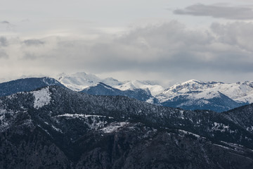 Landscape of the South of France, French Alps, Natural Park Mercantour France