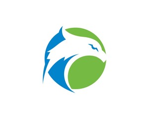 Falcon Eagle Bird Logo Template vecto