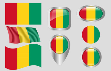 Fototapeta premium Flag of Guinea