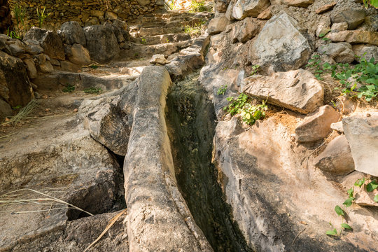 Falaj irrigation system in Oman
