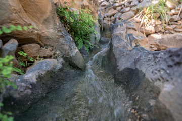 Falaj irrigation system in Oman