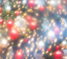 Obraz na płótnie Canvas Christmas blurry background