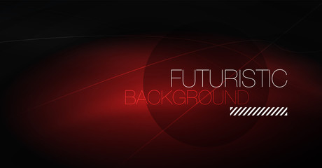 Digital technology abstract background - neon geometric design. Abstract glowing lines. Colorful techno background. Futuristic shape.