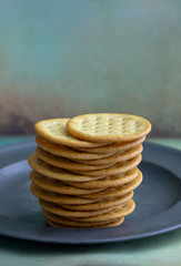 stack of crackers