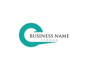 E,C,or Q Letter Logo Business