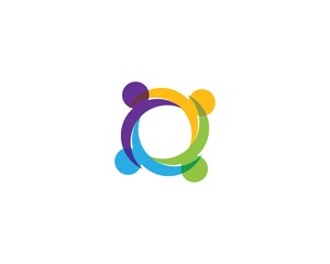 Fototapeta na wymiar Community care logo