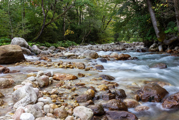 River mountain origin ecology clean water.