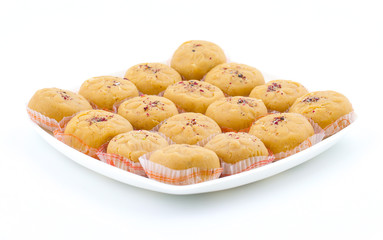 Indian Most Popular Sweet Food Variety of Peda Also Called Pedha, Peday or Pera Made By Milk, Khoya, Saffron or Other Flavours. It's a Popular Festival Food From India