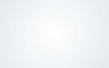 Gray geometric halftone dots on white background