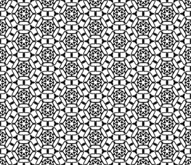 Abstract seamless kaleidoscope design background.