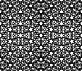 Abstract seamless kaleidoscope design background.