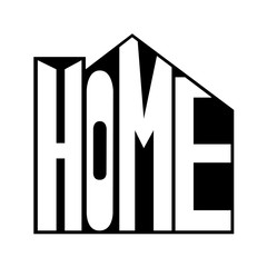 This logo has a picture of a house with HOME written on it. This logo is suitable for use as a company logo or business that is engaged in home design or property companies. 