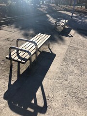 公園のベンチ