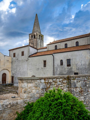Fototapeta na wymiar Euphrasian Basilica in Porec, Istria, Croatia