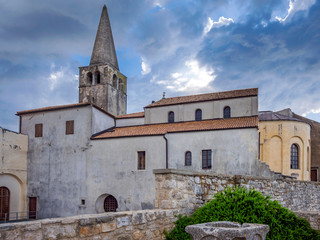 Fototapeta na wymiar Euphrasian Basilica in Porec, Istria, Croatia