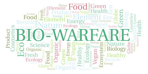Bio-Warfare word cloud.