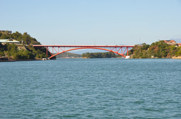 Beautiful vaulted bridge of Amakusa