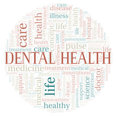Dental Health word cloud.